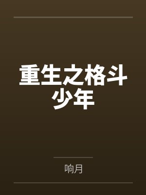 重生之格斗少年