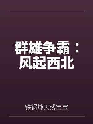 群雄争霸风起西北