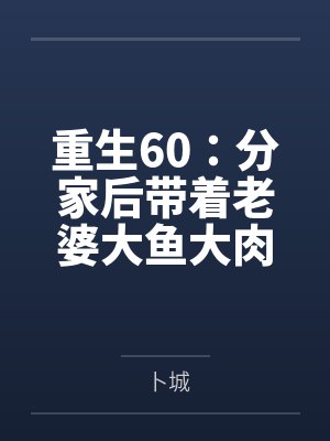 重生60：分家后带着老婆大鱼大肉