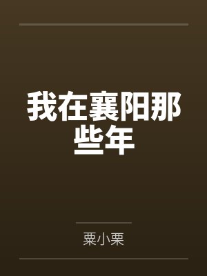 我在襄阳那些年