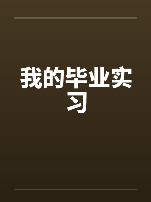 我的毕业实习