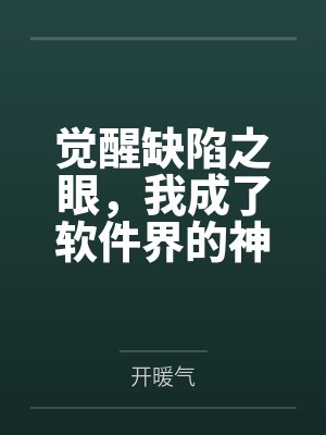 觉醒缺陷之眼,我成了软件界的神