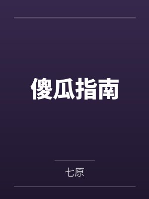 傻瓜指南