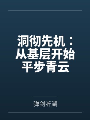 洞彻先机:从基层开始平步青云
