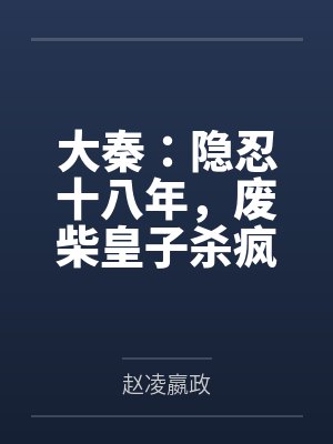 大秦:隐忍十八年,废柴皇子杀疯了